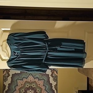 Cute green 3/4 sleeve dress 18W